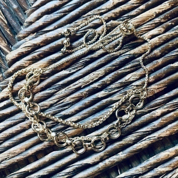 ✨💛 Gold Tone Three Chain Multi Chain Bracelet Slider ✨ - Picture 6 of 8